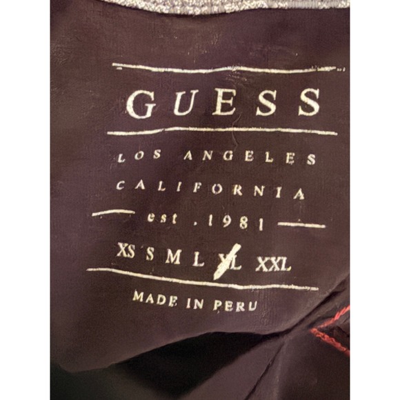 NWT Guess Inc 81 Los Angeles Calif Mens Black Graphic T Shirt XL - Picture 7 of 7